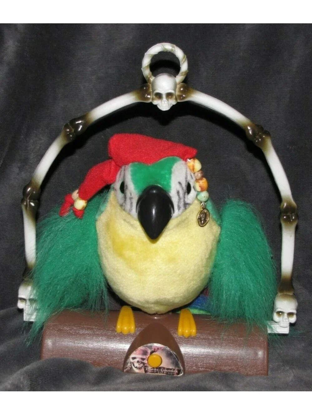 Zizzle 2006 Disney Pirates of the Caribbean Dead Man's Chest Parrot Bird Plush